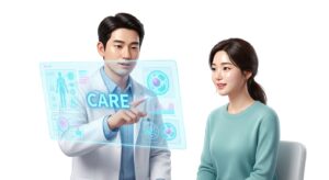 의학적 신뢰를 바탕으로 한 진료 상담 장면